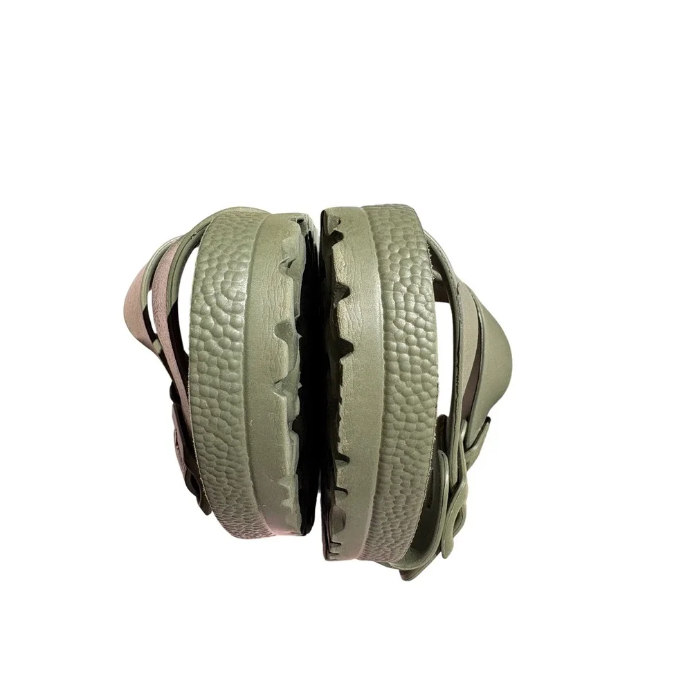 Birkenstock Arizona EVA Sandals Khaki Green Olive Drab Mens 43 L12‎ M10 1019051